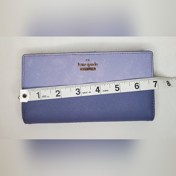 Kate Spade Blue Two Tone Wallet Slim - Picture 11 of 11